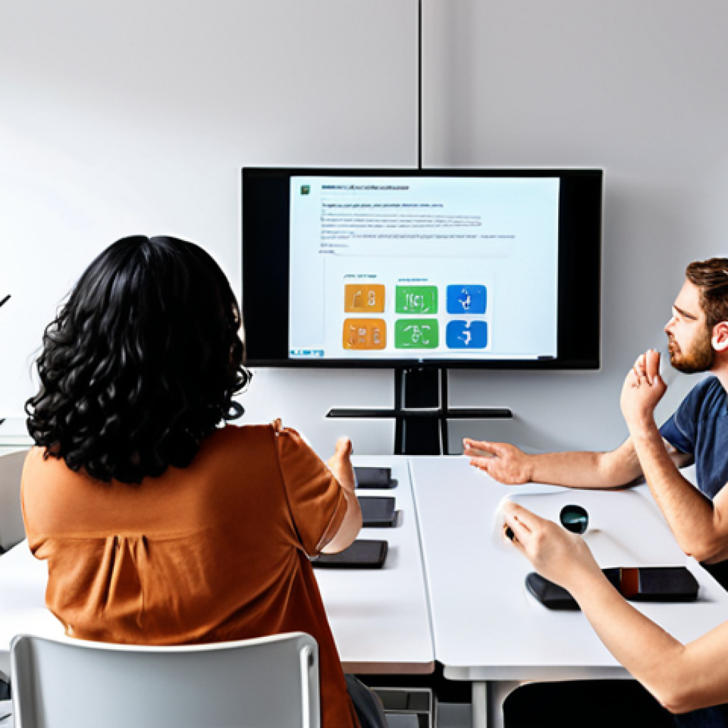 **

> A diverse group of people participating in an educational workshop about AI, led by an instructor. The scene should be bright and engaging, with visuals illustrating basic AI concepts. Emphasis on accessibility and understanding, like explaining how a microwave works to someone unfamiliar with it.

**