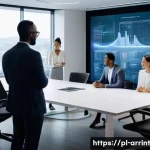 Home 21 AI 윤리 지침의 효과적인 적용 사례 - **Prompt for "Trust and Ethical AI in Business"**:
"A diverse team of young and experienced prof...